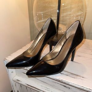 BCBG patent leather pumps. Black. Woman’s size 6. Hardly worn, like new.
